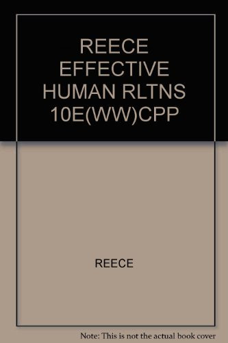 Effective Human Relations