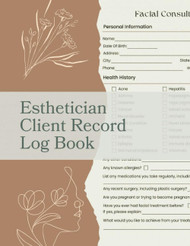 Esthetician Client Record Log Book