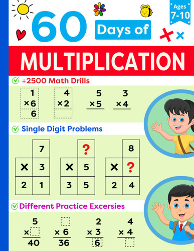 Math Ninjas - Multiplication Workbook Grades 3-5