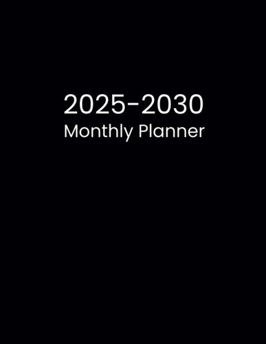 2025-2030 Monthly Planner