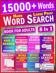 Large Print Word Search Book For Adults