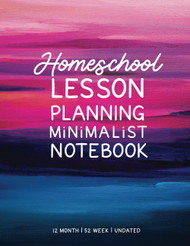 Homeschool Lesson Planning Minimalist Notebook