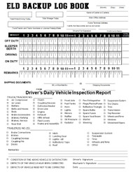 ELD Backup Driver Log Book