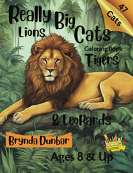 Really Big Cats Coloring Book