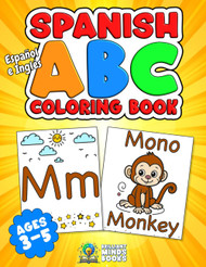 Spanish ABC Coloring Book for Kids Ages 3-5