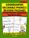 Kindergarten Decodable Phonics Reading Passages with Comprehension