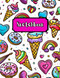 Sketchbook: Drawing Notebook with Ice Cream and Donuts Sketch Doodle