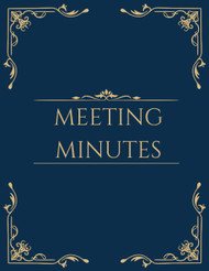 Meeting Minutes Log Book