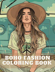 Boho Fashion Coloring Book