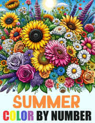 Summer Season Color By Number Coloring Book