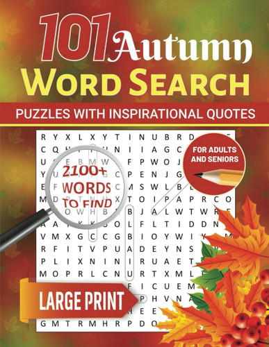 Autumn Word Search Puzzle with Inspiring Quotes