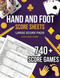 Hand and Foot Score Sheets: Large Scorekeeping book with rules Score