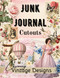 Junk Journal Cutouts Book with Charming Vintage Designs