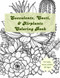Succulents Cacti & Airplants Coloring Book
