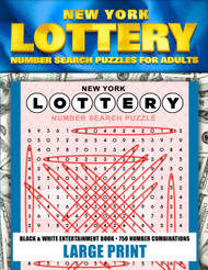 New York Lottery Number Search Puzzles: Number Search Puzzles for