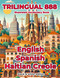 Trilingual 888 English Spanish Haitian Creole Illustrated Vocabulary