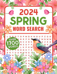Spring Word Search: Large Print Spring Themed Word Find Puzzle Book