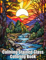 Calming Stained Glass Coloring Book: Peaceful Patterns for Creativity