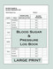 Blood Sugar & Pressure Log Book