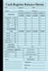 Cash Register Balance Sheets