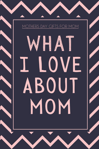 Mothers Day Gifts for Mom: What I Love About Mom: Fill In The Blank
