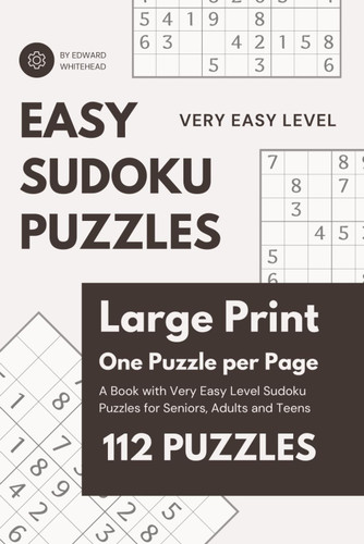 Very Easy Sudoku Puzzles for Seniors Large Print