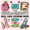 Cute & Groovy: Coloring Book for Adults and Kids Bold and Easy Simple