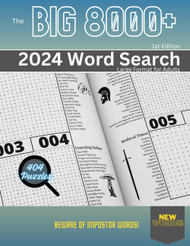The Big 8000+: 2024 Word Search Large Format Book for Adults