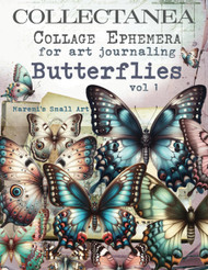 COLLECTANEA Collage Ephemera for Art Journaling Butterflies vol 1