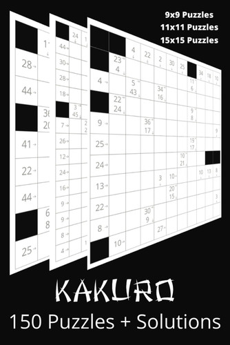 Kakuro Puzzle Book: Kakuro Cross Sums for Brain Exercise