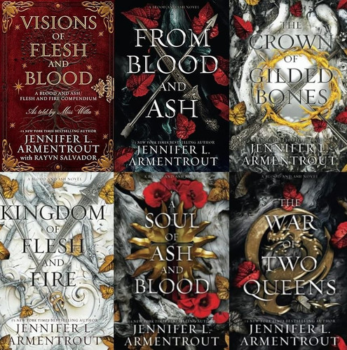 Blood and Ash Complete Series Collection Set Books 1-6