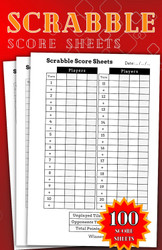 Scrabble Score Sheets Pads