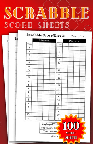 Scrabble Score Sheets Pads