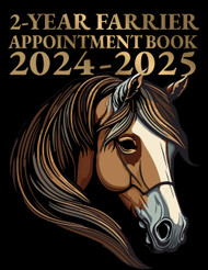 2-Year Farrier Appointment Book 2024-2025