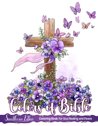 Colors of Bible: Coloring Book for Adults Women and Teens with