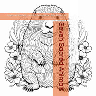 Seven Sacred Animals coloring book: Anishinaabe Teachings from