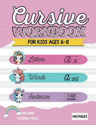 Cursive Workbook For Kids Ages 6-8