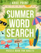 Summer Word Search Large Print Puzzle Book for Adults