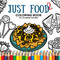 Just Food Coloring Book - Volume 2: A Bold and Easy Food Coloring