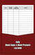 Daily Blood Sugar & Blood Pressure Log Book