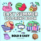 Easy Summer Coloring Book