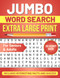 Jumbo Word Search for Seniors & Adults