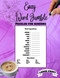 Easy Word Jumble Puzzles For Seniors: Large Print Word Scramble