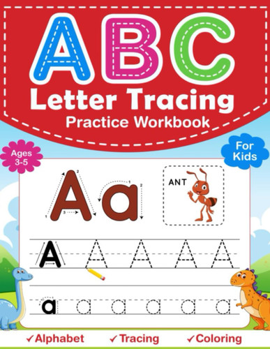 ABC LETTER TRACING book for kids ages 3-5: Alphabet handwriting