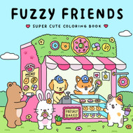 Fuzzy Friends: Super Cute Coloring Book for Adults and Teens