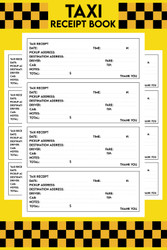 Taxi Receipt Book: Taxi Trip Fare Receipts
