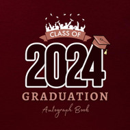 Class Of 2024 Autograph Book for Graduation