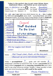 The Original Guided to Do List: For staying on track and keeping it