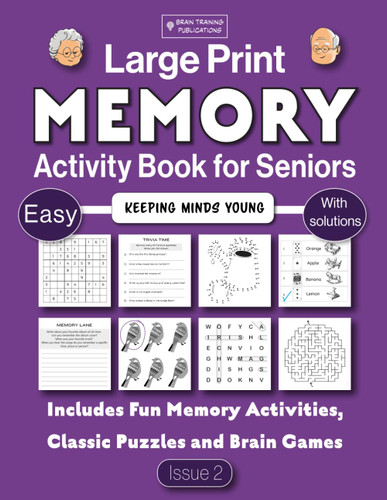 Memory Activity Book for Seniors Large Print