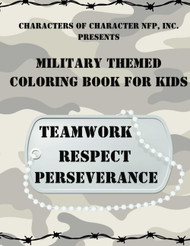 Military Themed Coloring Book For Kids: Presented by Characters of